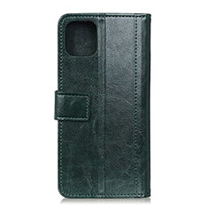 Funda de Cuero Cartera con Soporte Carcasa T09 para Xiaomi Mi 11 5G Verde