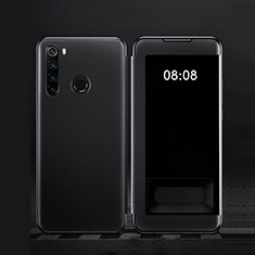 Funda de Cuero Cartera con Soporte Carcasa T09 para Xiaomi Redmi Note 8 (2021) Negro