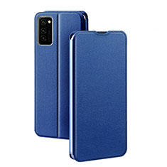 Funda de Cuero Cartera con Soporte Carcasa T10 para Huawei Honor V30 5G Azul