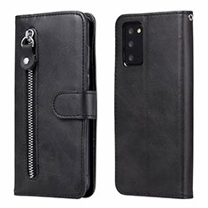 Funda de Cuero Cartera con Soporte Carcasa T10 para Samsung Galaxy Note 20 5G Negro