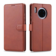 Funda de Cuero Cartera con Soporte Carcasa T11 para Huawei Mate 30 Pro 5G Marron