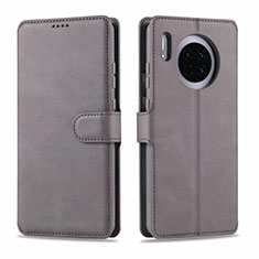 Funda de Cuero Cartera con Soporte Carcasa T11 para Huawei Mate 30E Pro 5G Gris