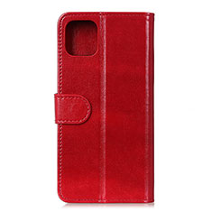 Funda de Cuero Cartera con Soporte Carcasa T11 para Xiaomi Mi 11 Lite 5G NE Rojo