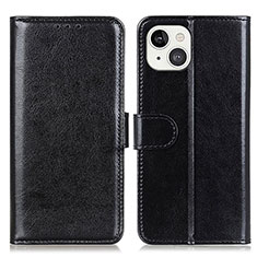 Funda de Cuero Cartera con Soporte Carcasa T12 para Apple iPhone 13 Mini Negro