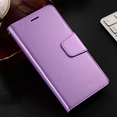 Funda de Cuero Cartera con Soporte Carcasa T12 para Huawei Honor 10i Morado