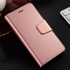 Funda de Cuero Cartera con Soporte Carcasa T12 para Huawei Honor 20E Oro Rosa