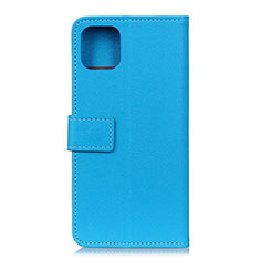 Funda de Cuero Cartera con Soporte Carcasa T12 para Xiaomi Mi 11 Lite 4G Azul