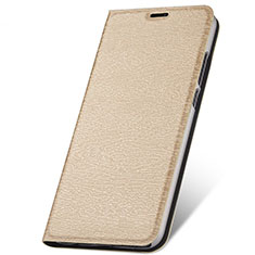 Funda de Cuero Cartera con Soporte Carcasa T14 para Huawei Nova 5 Oro