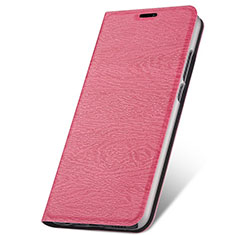 Funda de Cuero Cartera con Soporte Carcasa T14 para Huawei Nova 5 Pro Rosa