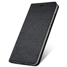 Funda de Cuero Cartera con Soporte Carcasa T14 para Huawei P Smart+ Plus (2019) Negro