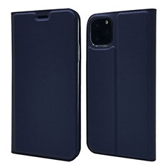 Funda de Cuero Cartera con Soporte Carcasa T17 para Apple iPhone 11 Pro Azul