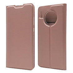 Funda de Cuero Cartera con Soporte Carcasa T17 para Huawei Mate 30 Oro Rosa