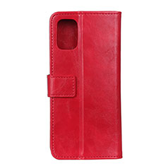 Funda de Cuero Cartera con Soporte Carcasa T17 para Xiaomi Mi 11 Lite 5G Rojo