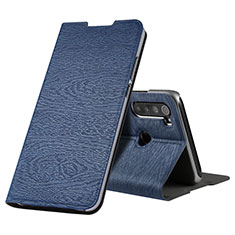 Funda de Cuero Cartera con Soporte Carcasa T17 para Xiaomi Redmi Note 8T Azul