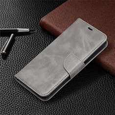 Funda de Cuero Cartera con Soporte Carcasa T18 para Xiaomi Poco M3 Gris