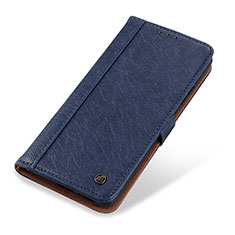 Funda de Cuero Cartera con Soporte Carcasa T19 para Apple iPhone 15 Azul