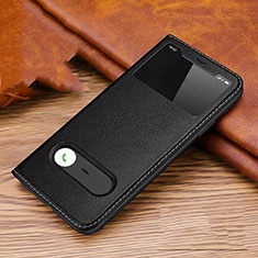 Funda de Cuero Cartera con Soporte Carcasa T20 para Apple iPhone 11 Pro Negro