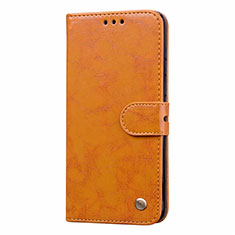 Funda de Cuero Cartera con Soporte Carcasa T20 para Huawei P40 Naranja