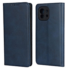 Funda de Cuero Cartera con Soporte Carcasa T20 para Xiaomi Mi 11 Lite 5G NE Azul