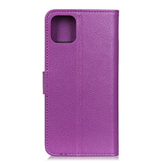 Funda de Cuero Cartera con Soporte Carcasa T25 para Xiaomi Mi 11 Lite 4G Morado