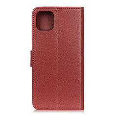 Funda de Cuero Cartera con Soporte Carcasa T25 para Xiaomi Mi 11 Lite 5G NE Marron