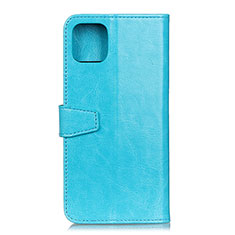 Funda de Cuero Cartera con Soporte Carcasa T28 para Xiaomi Mi 11 Lite 5G Azul Cielo