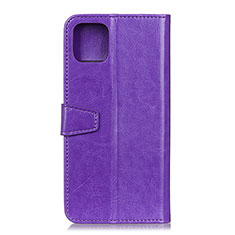 Funda de Cuero Cartera con Soporte Carcasa T28 para Xiaomi Mi 11 Lite 5G NE Morado