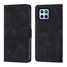 Funda de Cuero Cartera con Soporte Carcasa Y01B para Huawei Honor 70 Lite 5G Negro