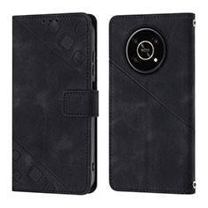 Funda de Cuero Cartera con Soporte Carcasa Y01B para Huawei Honor Magic4 Lite 5G Negro