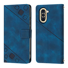 Funda de Cuero Cartera con Soporte Carcasa Y01B para Huawei Nova 10 Azul