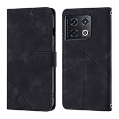 Funda de Cuero Cartera con Soporte Carcasa Y01B para OnePlus 10 Pro 5G Negro