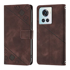 Funda de Cuero Cartera con Soporte Carcasa Y01B para OnePlus Ace 5G Marron