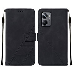 Funda de Cuero Cartera con Soporte Carcasa Y01B para Realme 10 Pro 5G Negro