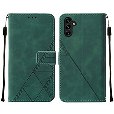 Funda de Cuero Cartera con Soporte Carcasa Y01B para Samsung Galaxy A13 5G Verde