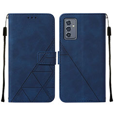 Funda de Cuero Cartera con Soporte Carcasa Y01B para Samsung Galaxy A15 LTE Azul