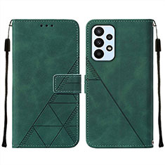 Funda de Cuero Cartera con Soporte Carcasa Y01B para Samsung Galaxy A23 4G Verde