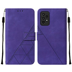 Funda de Cuero Cartera con Soporte Carcasa Y01B para Samsung Galaxy A33 5G Morado