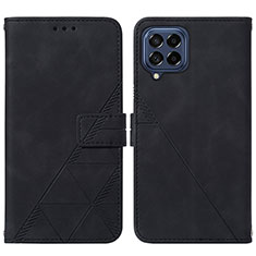 Funda de Cuero Cartera con Soporte Carcasa Y01B para Samsung Galaxy M33 5G Negro