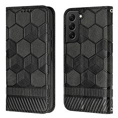 Funda de Cuero Cartera con Soporte Carcasa Y01B para Samsung Galaxy S25 5G Negro