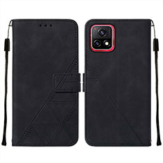 Funda de Cuero Cartera con Soporte Carcasa Y01B para Vivo Y31s 5G Negro