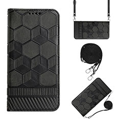 Funda de Cuero Cartera con Soporte Carcasa Y01B para Xiaomi Redmi Note 11 4G (2022) Negro