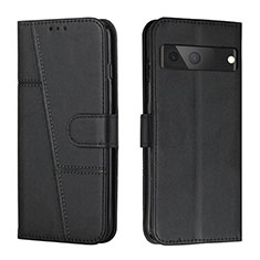 Funda de Cuero Cartera con Soporte Carcasa Y01X para Google Pixel 7 5G Negro