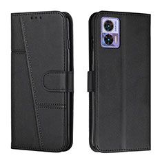 Funda de Cuero Cartera con Soporte Carcasa Y01X para Motorola Moto Edge 30 Lite 5G Negro