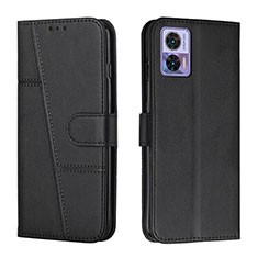 Funda de Cuero Cartera con Soporte Carcasa Y01X para Motorola Moto Edge 30 Neo 5G Negro