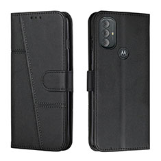 Funda de Cuero Cartera con Soporte Carcasa Y01X para Motorola Moto G Play (2023) Negro