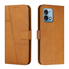 Funda de Cuero Cartera con Soporte Carcasa Y01X para Motorola Moto G Stylus (2023) 4G Marron Claro