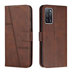 Funda de Cuero Cartera con Soporte Carcasa Y01X para Oppo A55 5G Marron