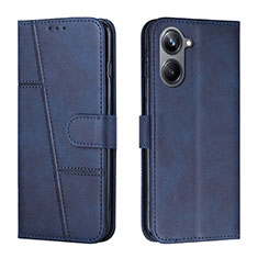 Funda de Cuero Cartera con Soporte Carcasa Y01X para Realme 10 4G Azul