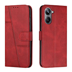 Funda de Cuero Cartera con Soporte Carcasa Y01X para Realme 10 4G Rojo