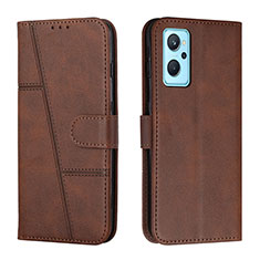 Funda de Cuero Cartera con Soporte Carcasa Y01X para Realme 10T 5G Marron